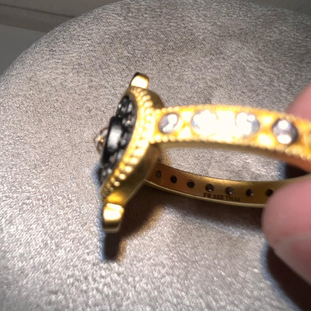 Freida Rothman Nautical button Ring - Picture 4 of 4